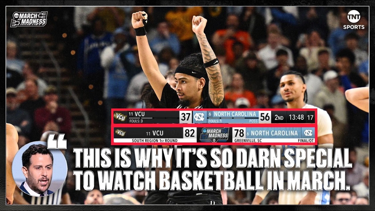 Reactions From 11-Seed VCU Eliminating 5-Seed UNC 🚨