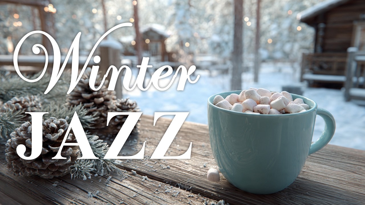 Winter Jazz ☕ January Bossa Nova Instrumental & Relaxing Jazz Cafe Music for Studying
