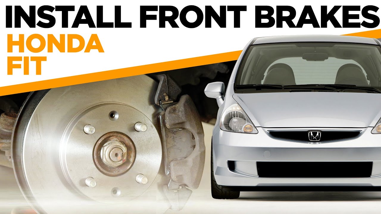 Как заменить передние суппорты, роторы, тормозные колодки: Honda Fit 2007-2008