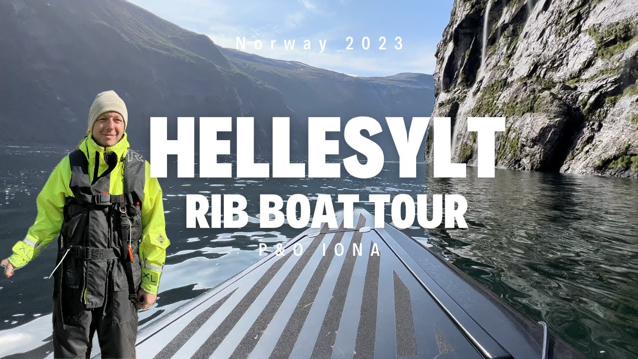 Hellesylt - Rib Boat Tour - P&O IONA - We dine at the Beach House