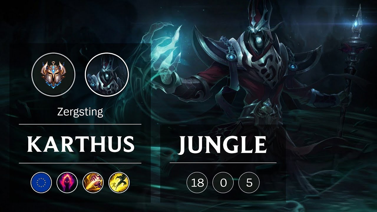 Karthus Jungle vs Olaf - EUW Challenger Patch 8.24