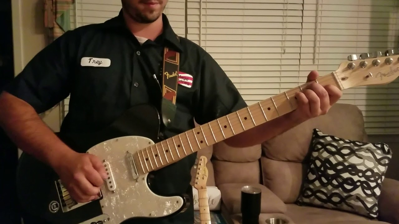 Livin on love. Playing around on the tele