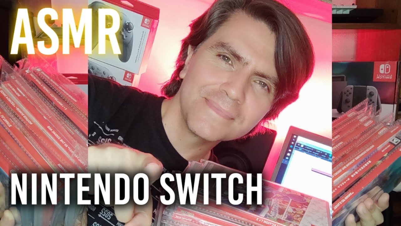 ASMR Mi Colección de NINTENDO SWITCH (hasta ahora) #Asmr #asmrvideo #asmrparadormir #nintendoswitch