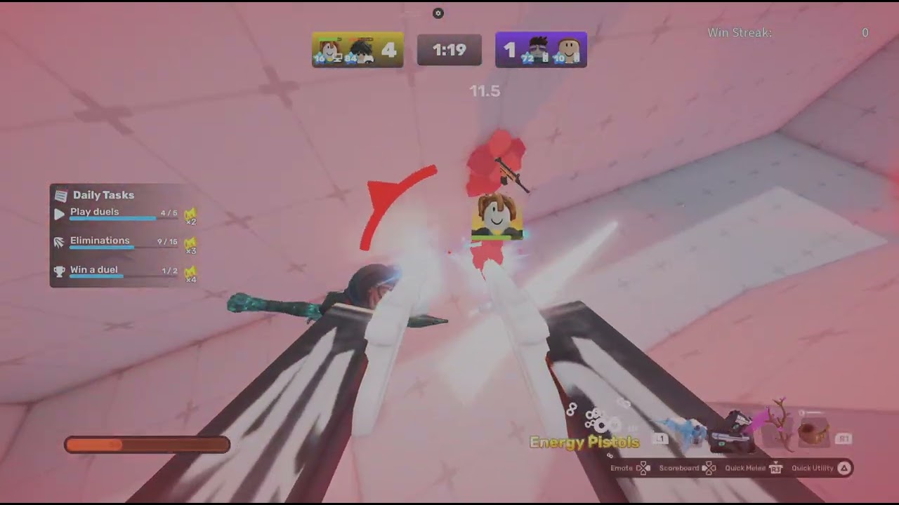 We tried to have a 10 winstreek in roblox rivals