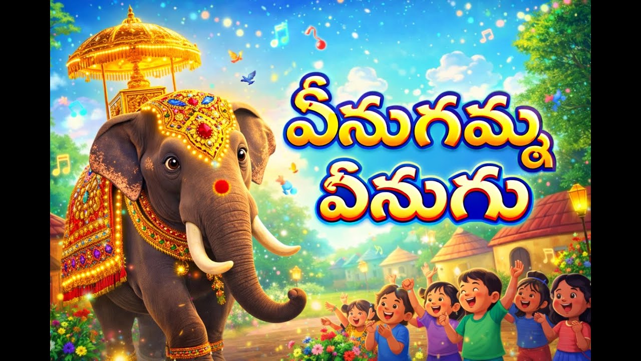 ఏనుగమ్మ ఏనుగు 🐘 | Telugu Rhymes for Kids | Fun & Joyful Children Song | LittleStarStudios