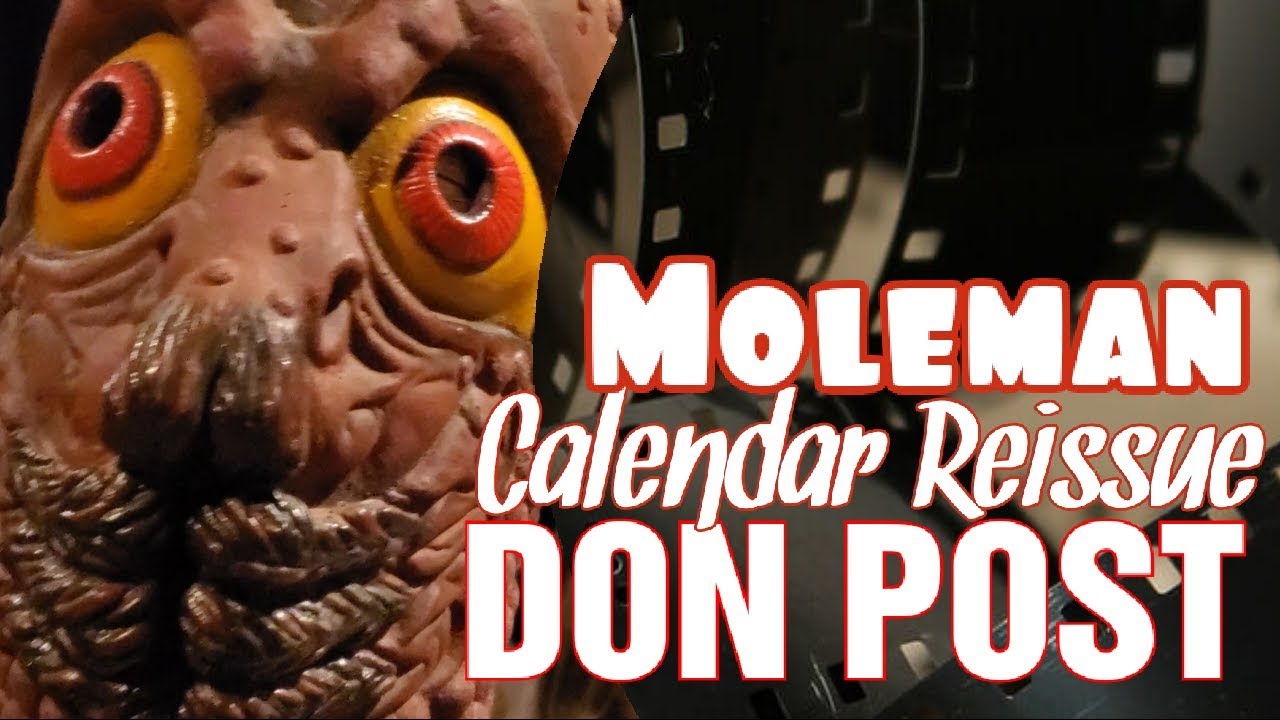 Don Post Studios Moleman calendar reissue mask