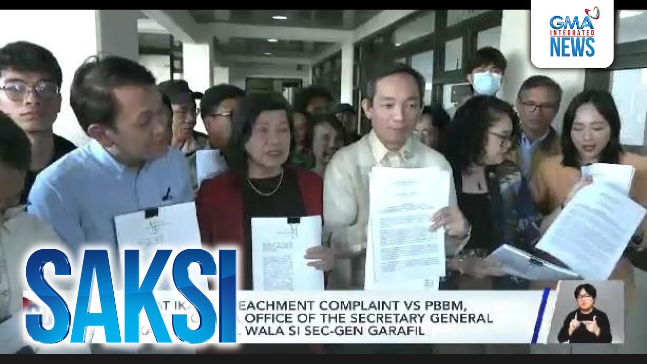 Ika-2 at ika-3 impeachment complaint vs PBBM... | Saksi