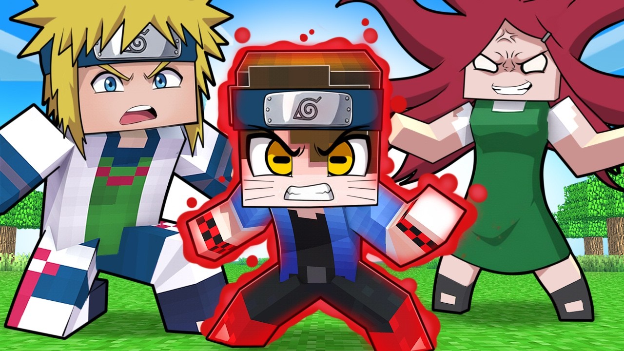 O FILHO do MINATO NAMIKAZE no NARUTO Minecraft