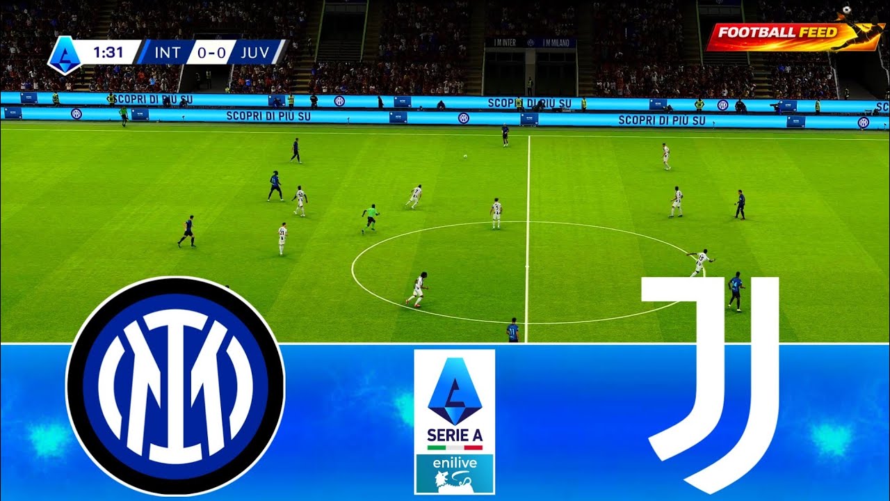 Inter vs Juventus - Serie A 25/26 | Full Match All Goals | PES 21 Simulation