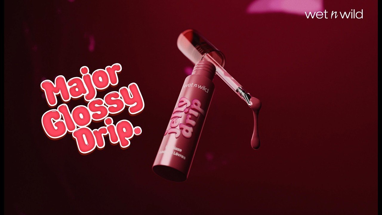 Major. Glossy. Drip. Meet our NEW Jelly Drip Lip Glazes! 🫦🩷⁠