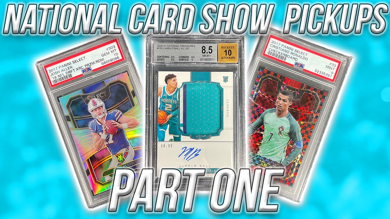 SPENDING $90,000 ON SPORTS CARDS | NATIONAL CARD SHOW PICKUPS PART 1