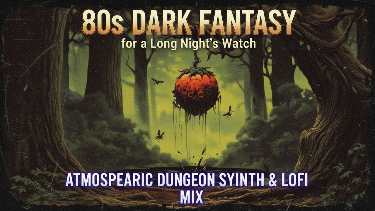 80s Dark Fantasy Music for a Long Night's Watch | An Atmospheric Dungeon Synth & Lofi Mix