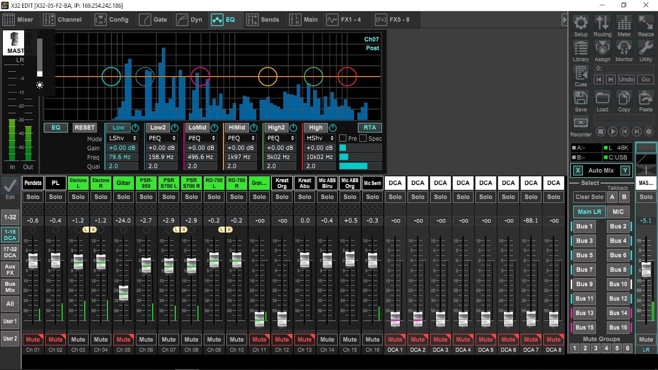 Cara Setting Digital Mixer X32 Behringer.