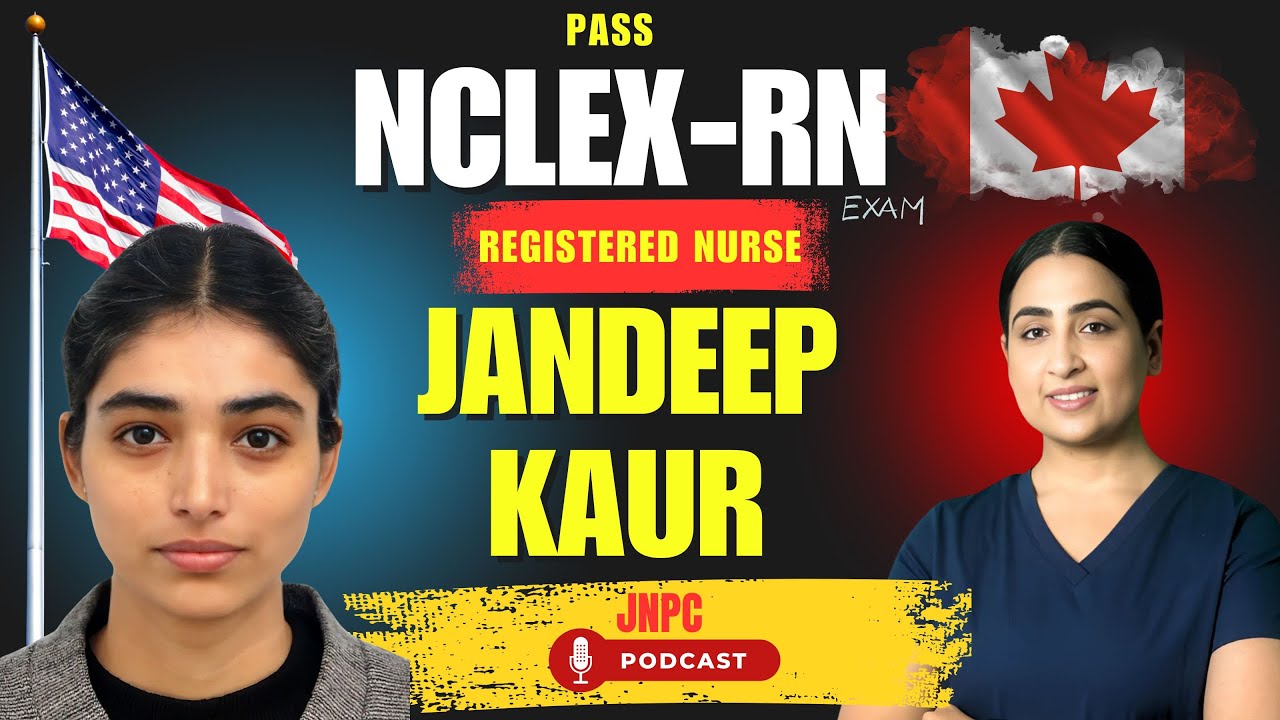 Как Джандип Каур успешно сдала экзамен NCLEX-RN после преподавания в Индии 🎓💪 |