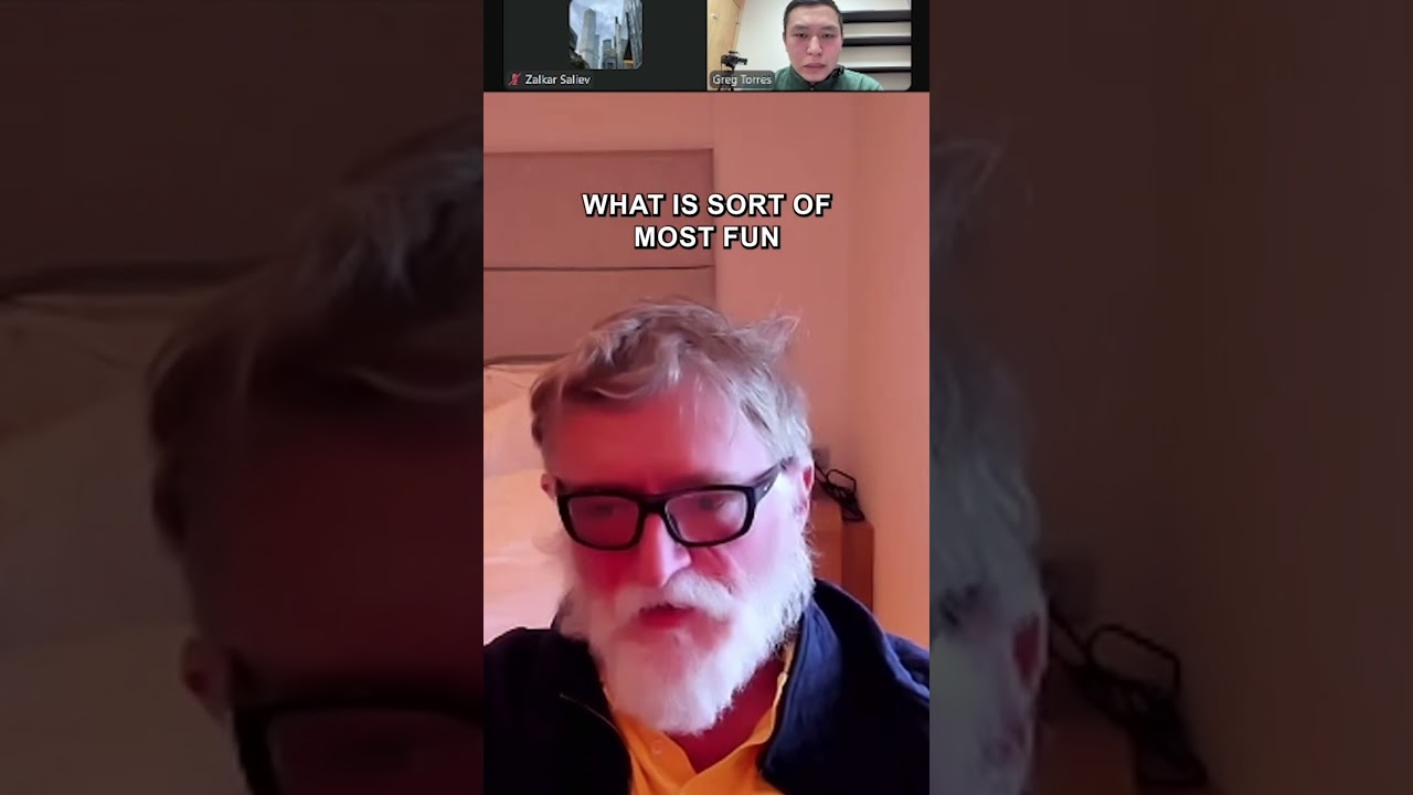 Gabe Newell explains his daily routine. #gabenewell #gaben #valve #steam #interview