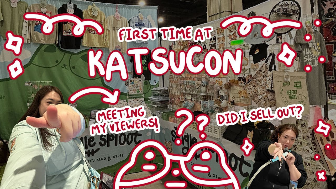 KATSUCON 2025 ~ МНЕ НУЖНО БЫЛО ВЗЯТЬ БОЛЬШЕ СПОРТИВНЫХ СУМОК ~ Видеоблог одного художника Sploot ...