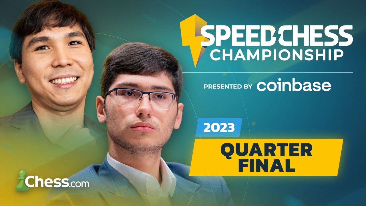 Speed Chess Championship 2023 Quarterfinal | Alireza v Wesley | Can Firouzja Win vs. So? !coinbase