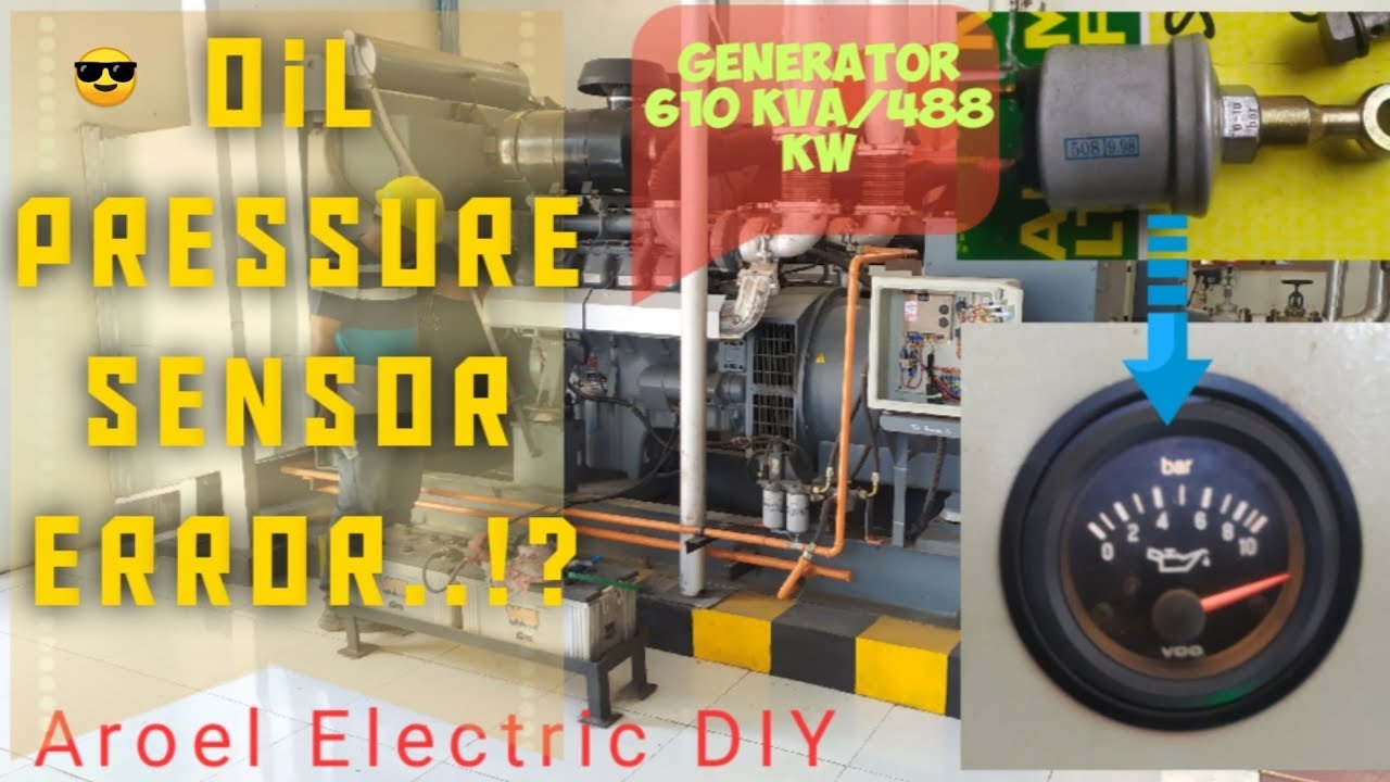 Mengatasi Masalah Oil Pressure Sensor Error Pada Generator | Genset MAN