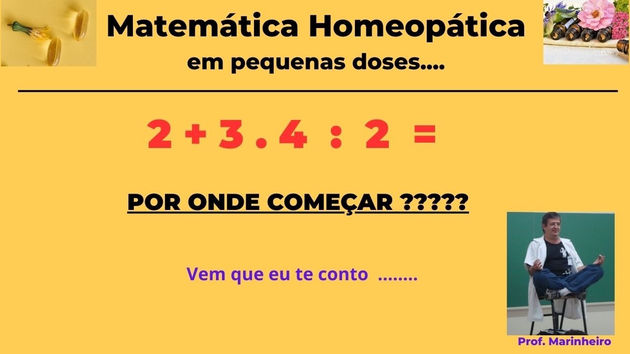 Multiplicação ou divisão?  Qual faço primeiro?
