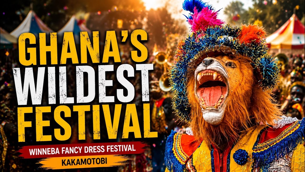 This is what you dont know about Winneba Fancy Dress Festival (Kakamotobi) 🇬🇭 