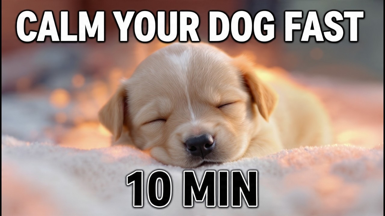 Calm Music for Dogs 🐶💗 Anxiety Relief When Home Alone 🏡 (10 Minutes)