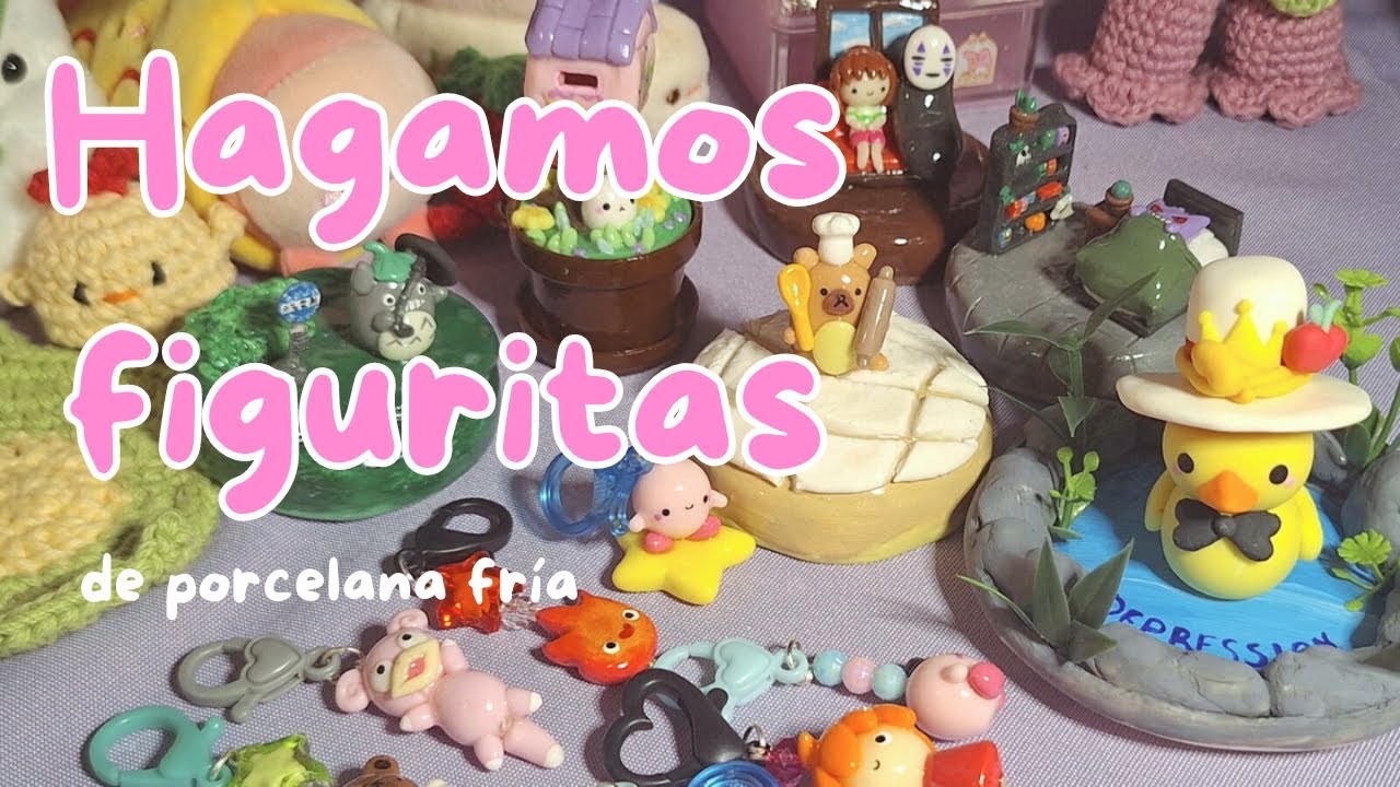 Haciendo figuritas de porcelana fría ✨