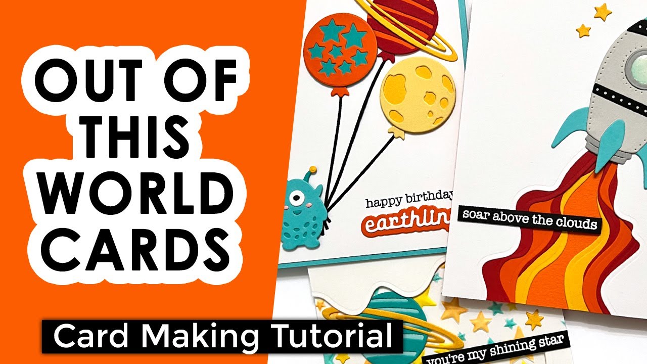 Out Of This World Card Designs | Simon's Space Adventure Collection | Spellbinders