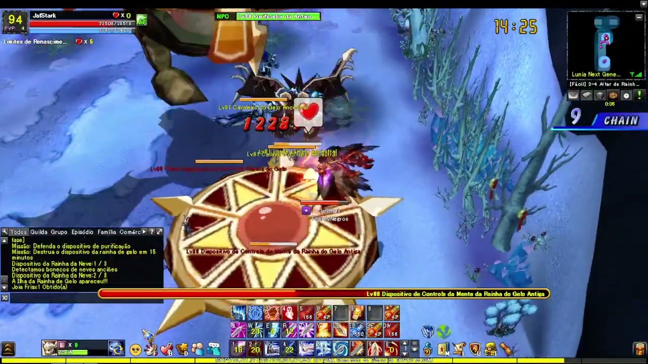 Lunia Z: Altar da Rainha de Gelo 2-4 | Mito 2 (Gameplay)