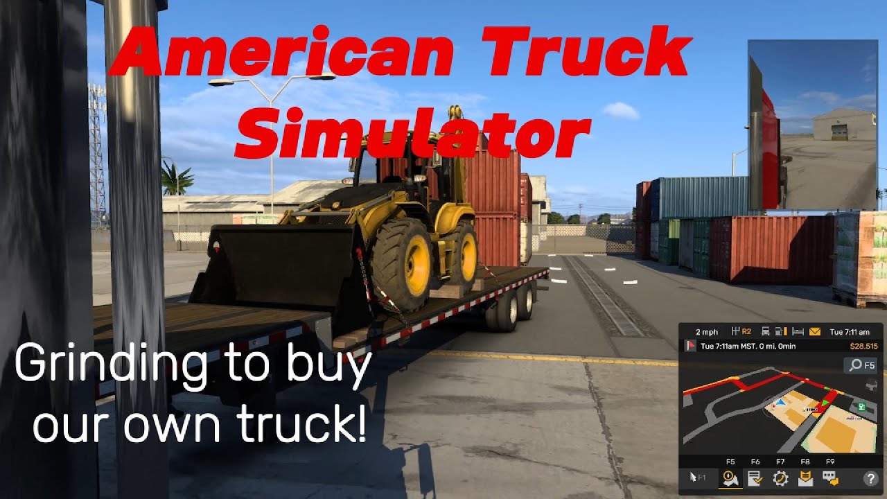 American Tuck Simulator; Grinding to Get Our Own Truck! EP 2