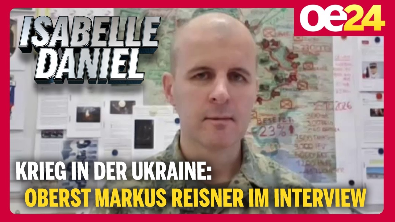 Krieg in der Ukraine: Oberst Markus Reisner im Interview | Isabelle Daniel