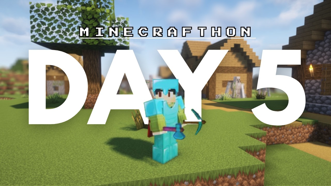 LIVE Minecraft Day 5 – Minecrafthon PENGEN CEPET TAMATIN NI SERIES!!