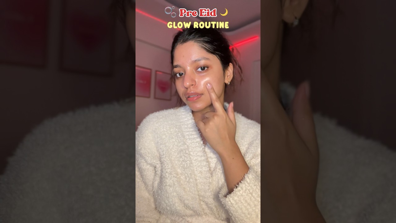 Eid cleanup at home for GLASS SKIN 😍🫧🪒 #eidglowup #eid2024 #eidfacial #ashortaday