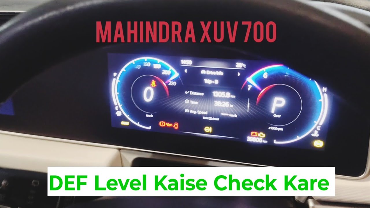 DEF Level Check in Mahindra XUV 700 #MahindraXUV700