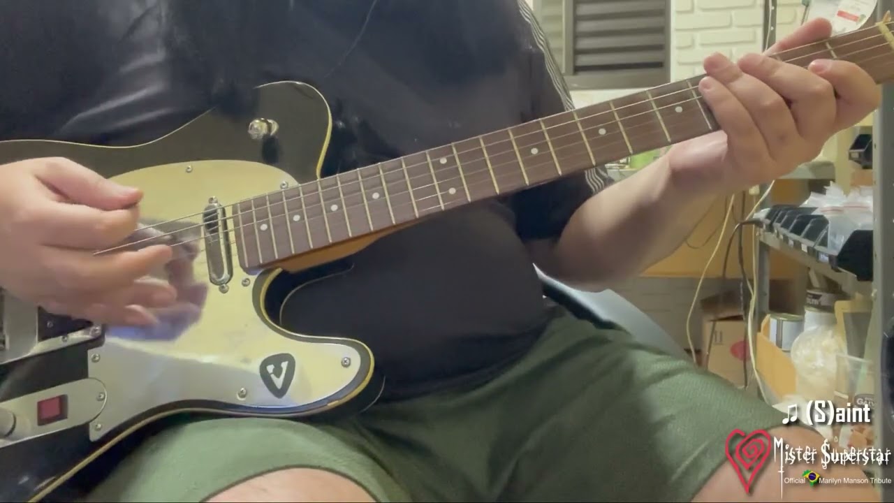 (s)AINT - Marilyn Manson Guitar Cover (Rafive)