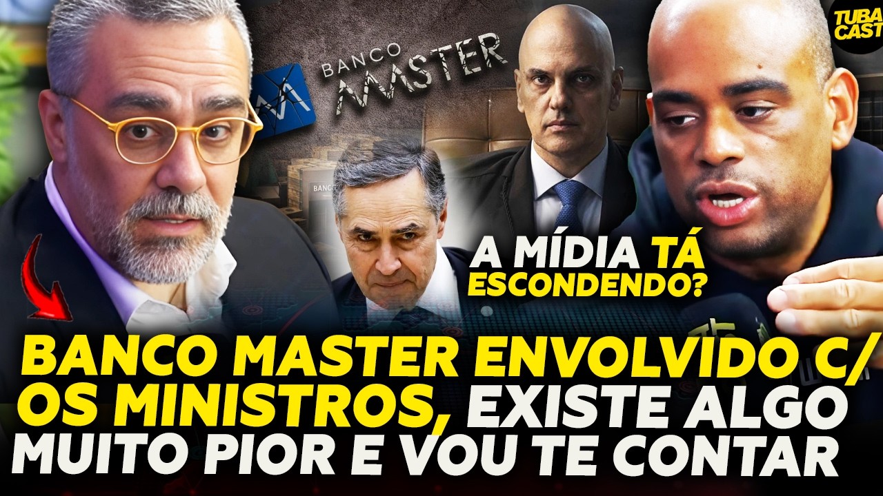 URGENTE: BANCO MASTER e MINISTROS, A SUJEIRA POR DE TRÁS! —  Alessandro negão e André Marsiglia