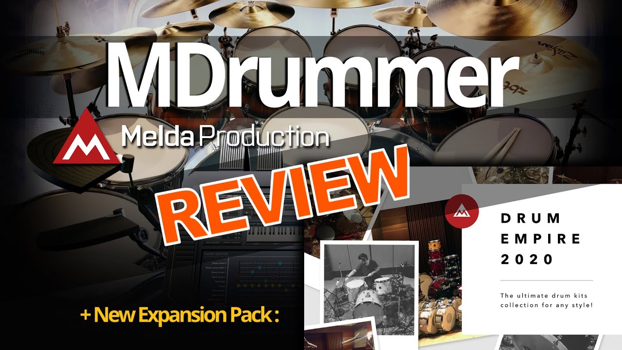 Melda MDrummer - First Look plus Drum Empire 2020