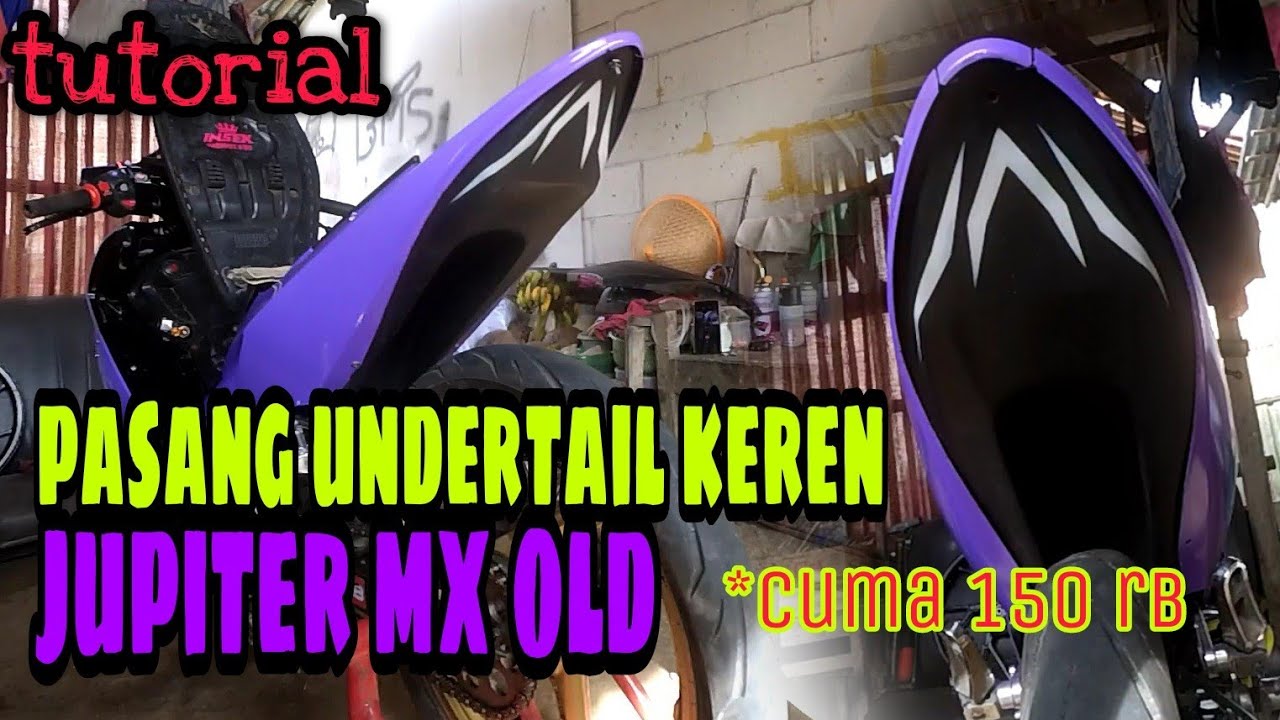 Motovlog jupiter mx - pasang undertail di jupiter mx lama