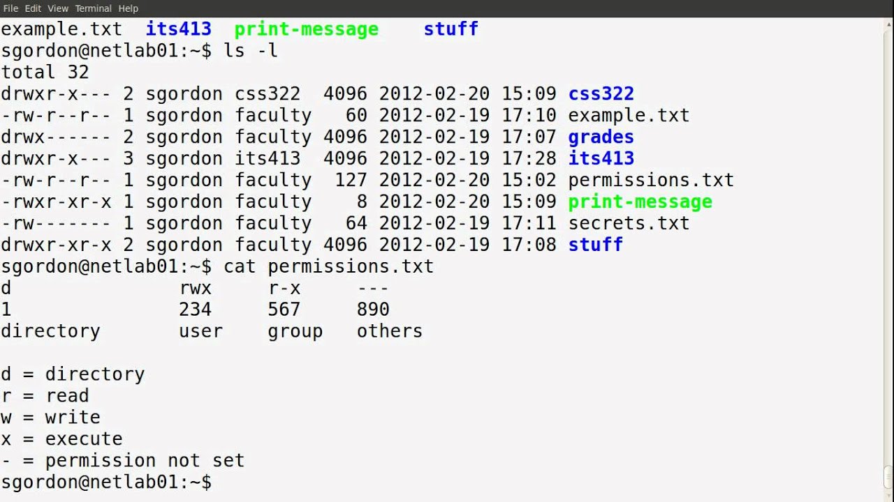 Basic Linux permissions part 1: Introduction of main concepts