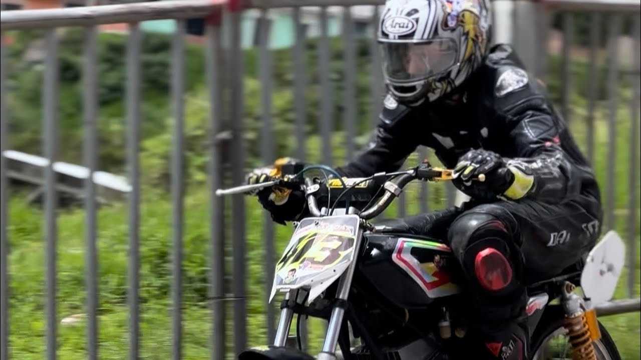 Gancho con el Miko155 en Carrera de Motovelocidad Categor&iacute;a 115cc Elite - Tangua Nari&ntilde;o 