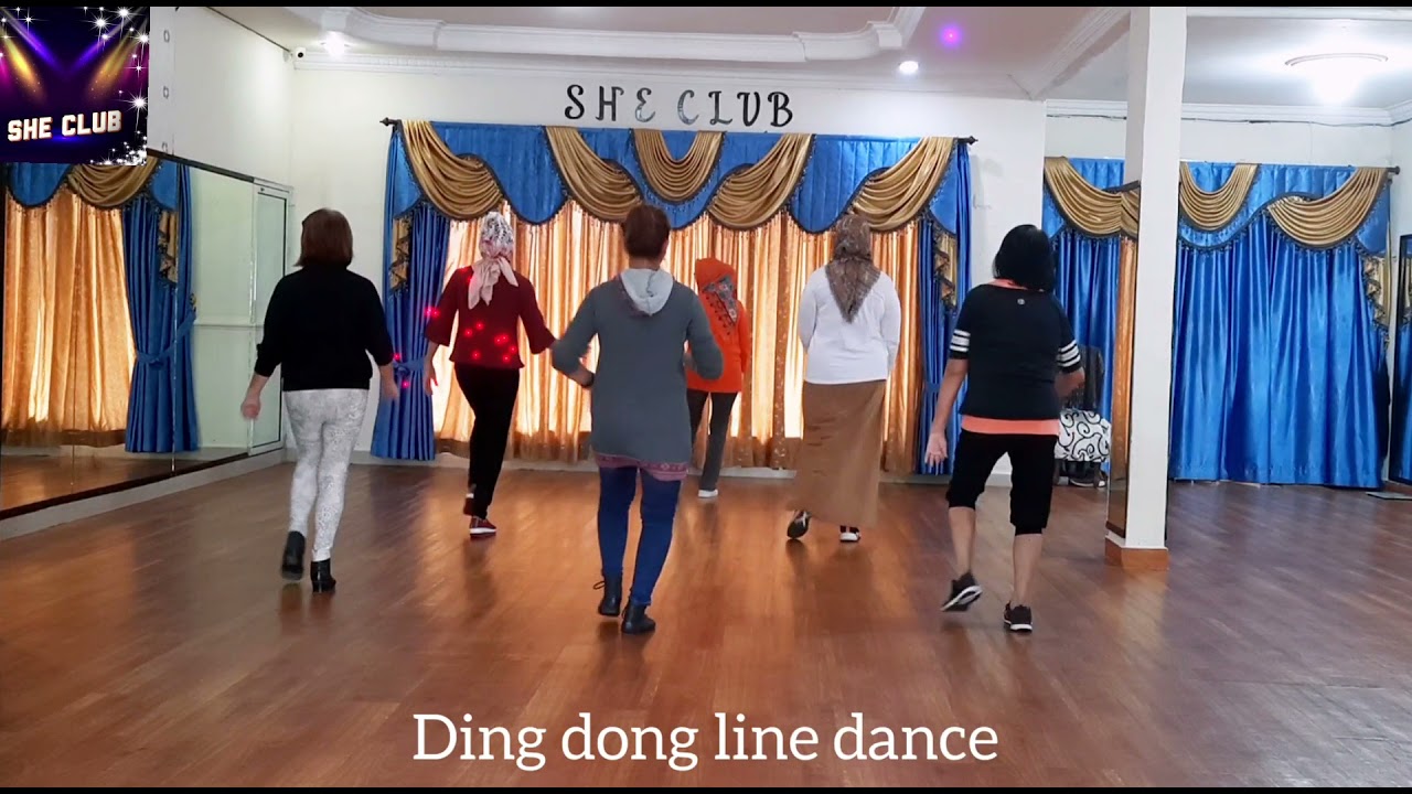 ding dong line dance. choreographer caecilia m. fatruan