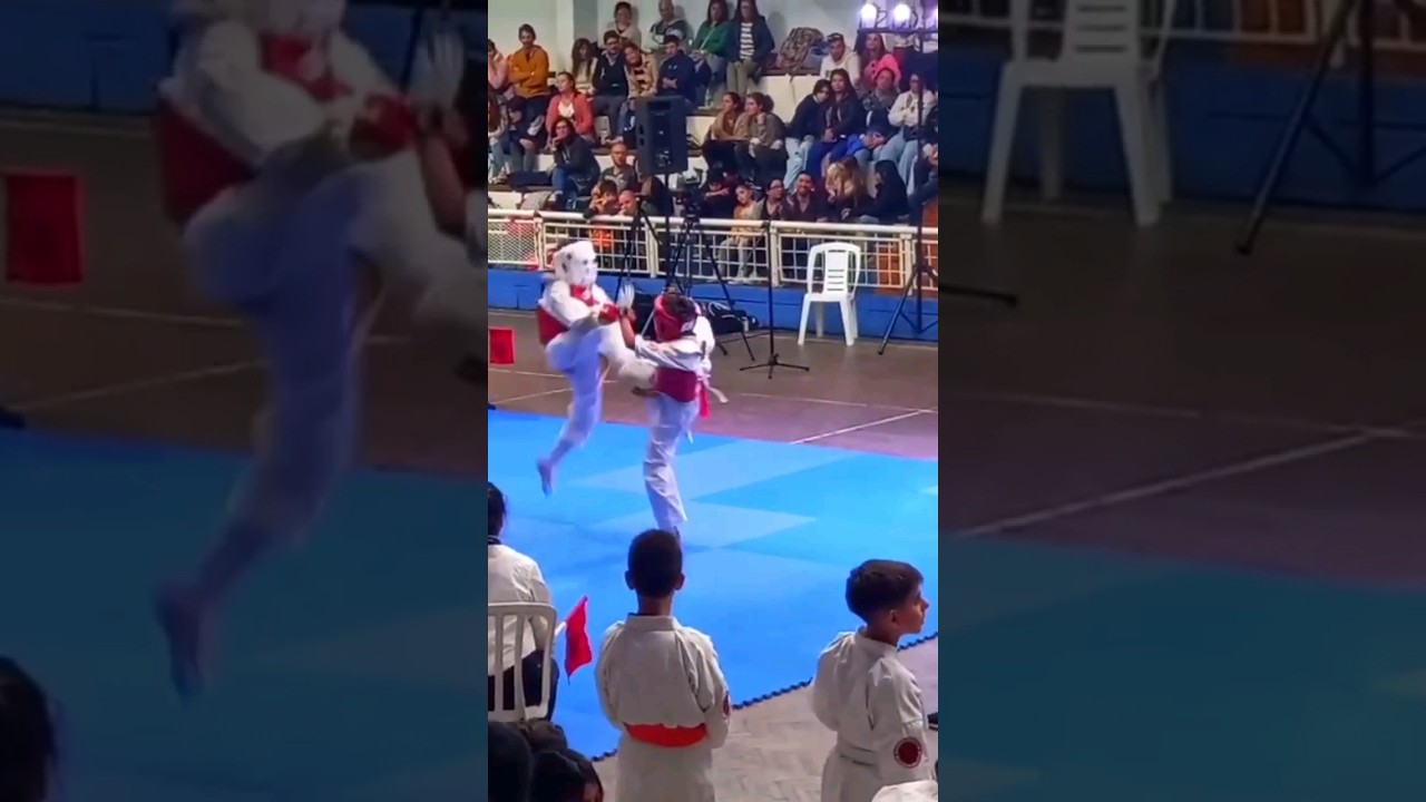 PATADA VOLADORA KYOKUSHIN. #shorts #kyokushin #kumite #karate