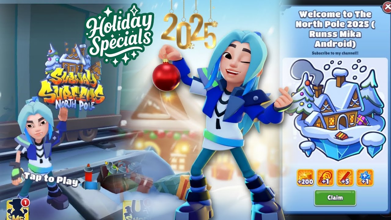 🎄 Subway Surfers The North Pole 2025!!! 🌨️🏂🏻