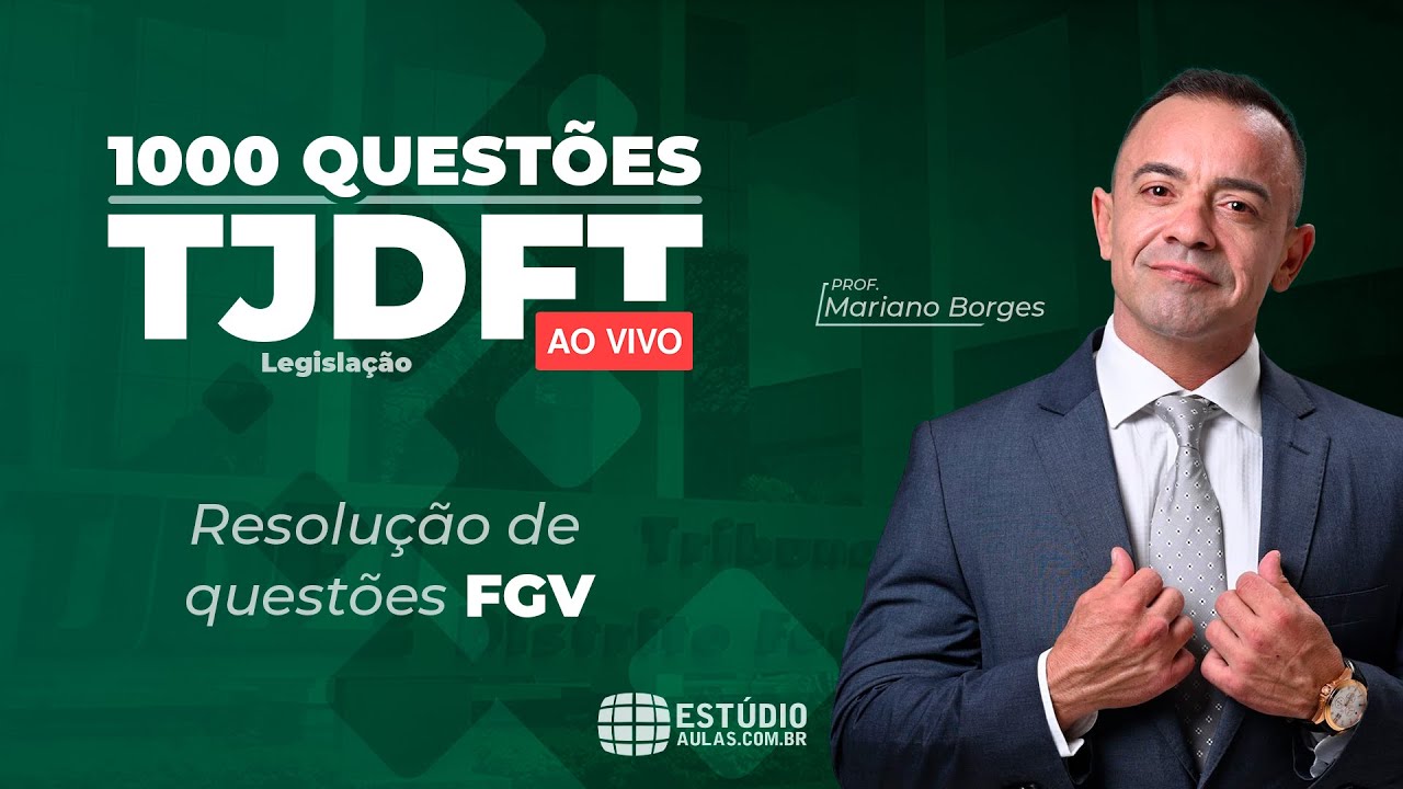 Leis 8.429 | 9.784 | 10.520 FGV para o TJDFT: Projeto 1000 quest&otilde;es
