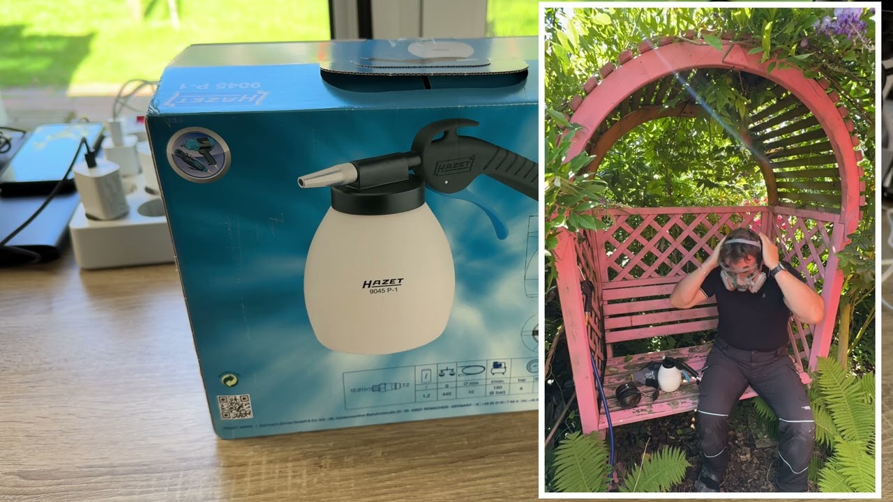 HAZET Soda Strahlpistole 9045P-1 inkl. verschiedene Düsen & Mineralstrahlmittel Unboxing & Anleitung