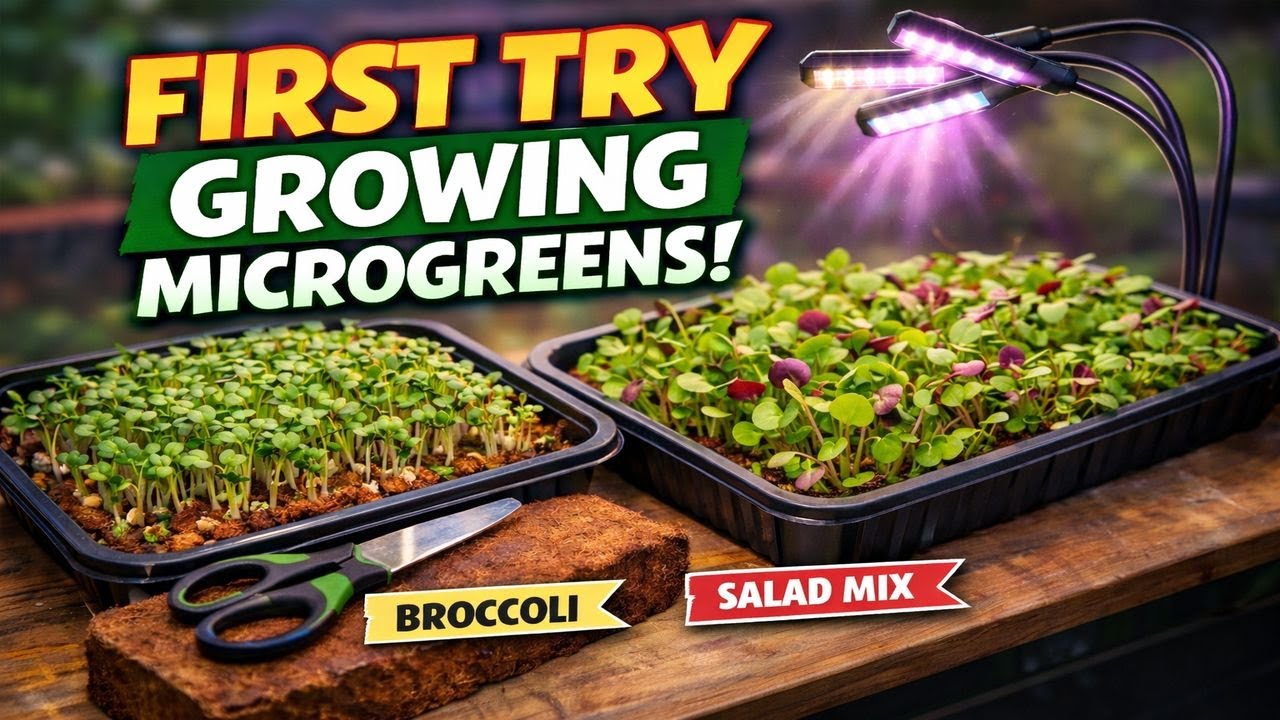 First try at growing Microgreens!