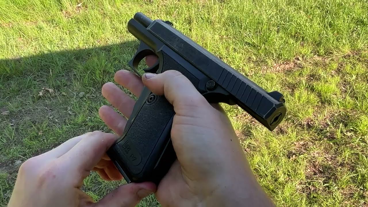 H&K P7 POV firing