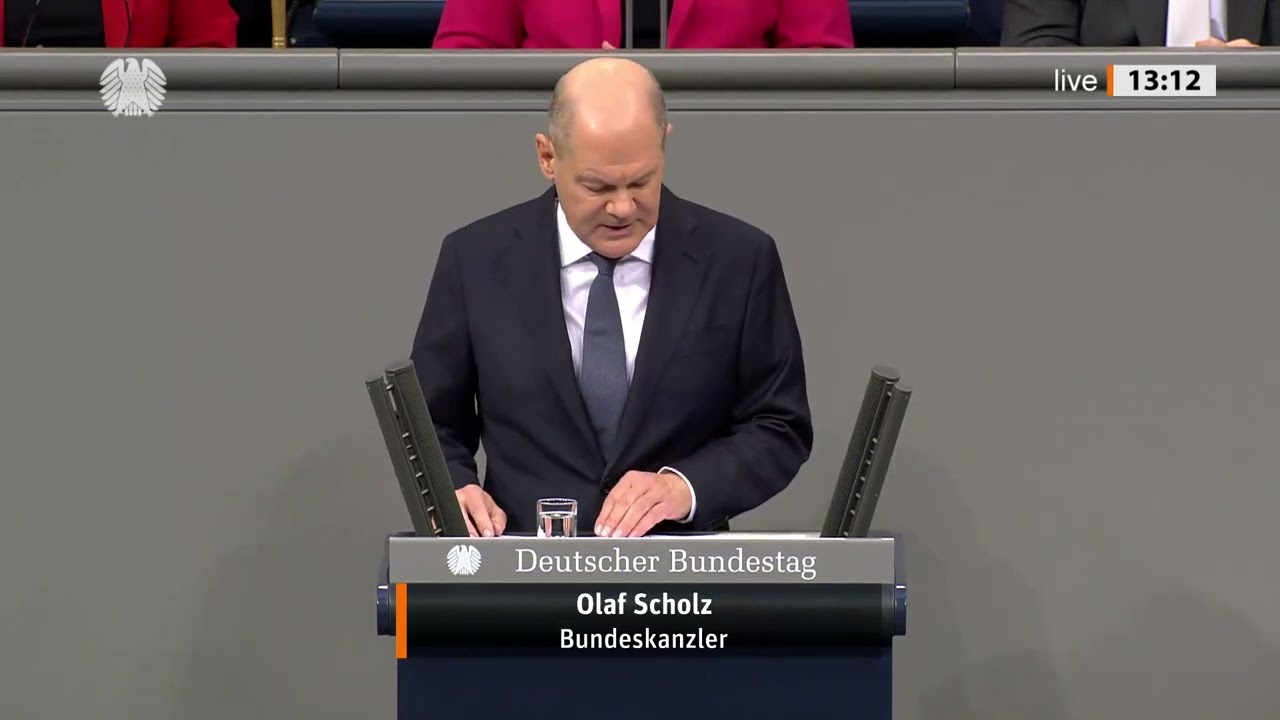 394 Abgeordnete sprechen Bundeskanzler Scholz nicht das Vertrauen aus