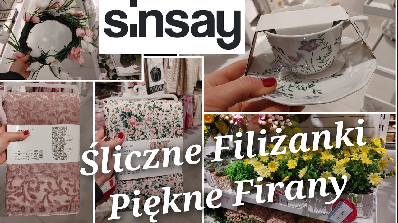SINSAY😱ŚLICZNE DODATKI DO DOMU🛍️TANIE FIRANKI OBŁĘDNE FILIŻANKI 😱NISKIE CENY