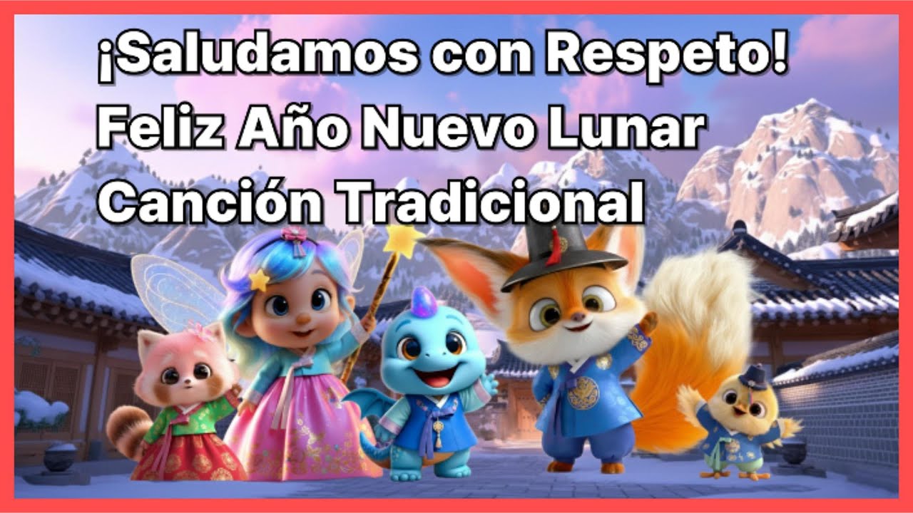 🎵 Canción Infantil | Hacemos la Reverencia | Año Nuevo Lunar Coreano