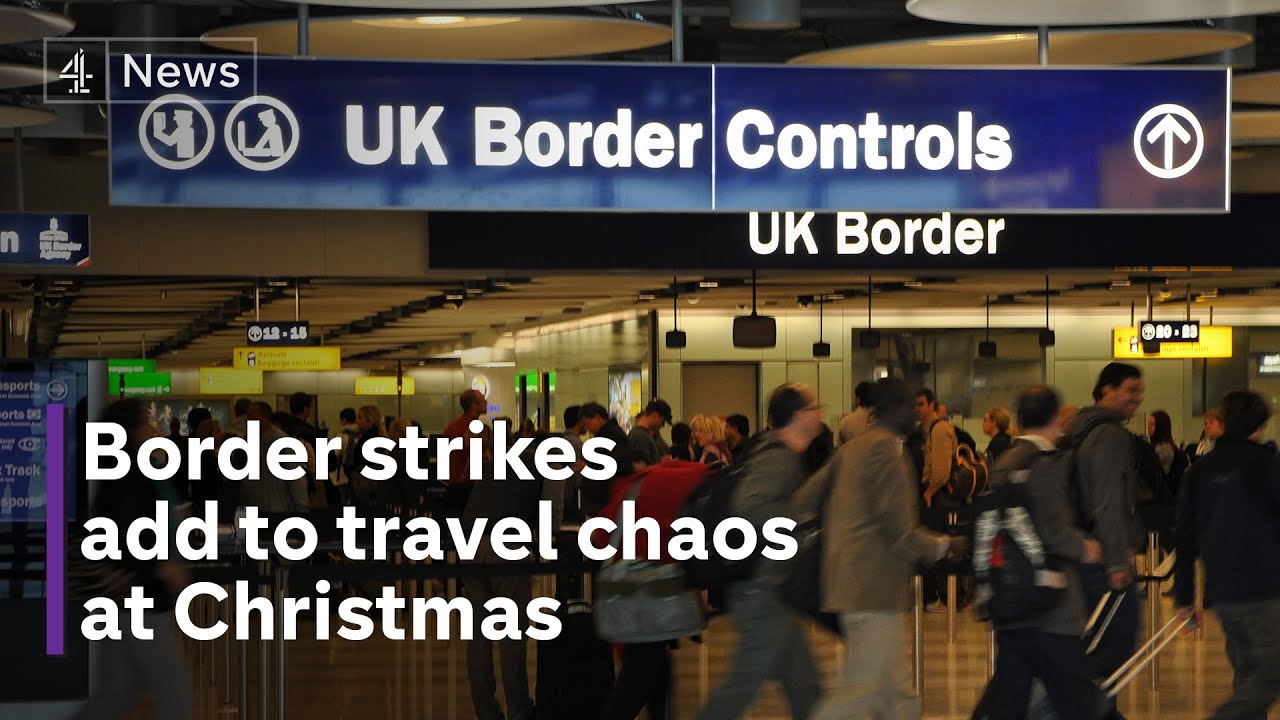 Christmas travel chaos expected as border force strikes announced